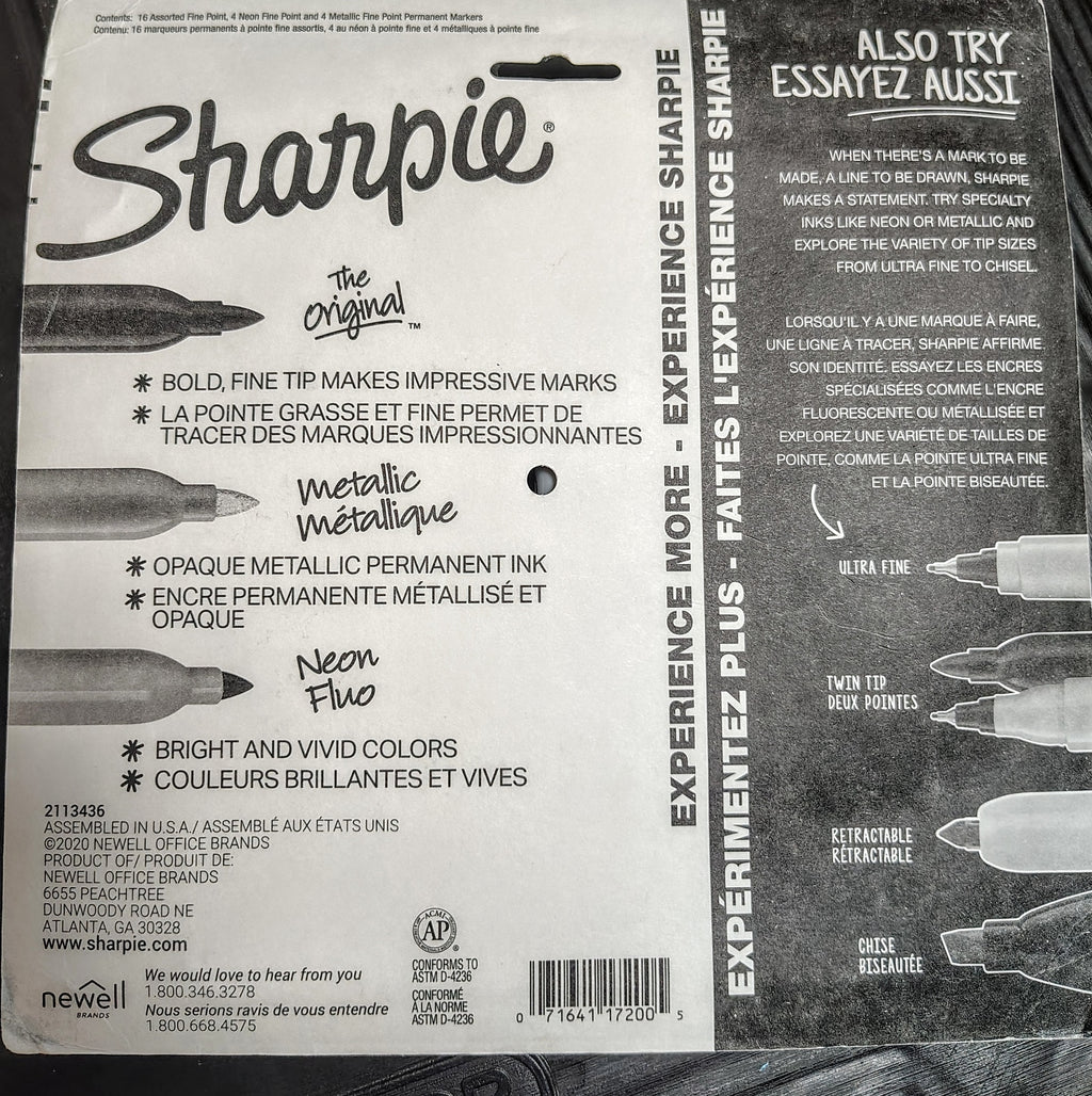 Sharpie Fine Tip permanent markers-24 piece set