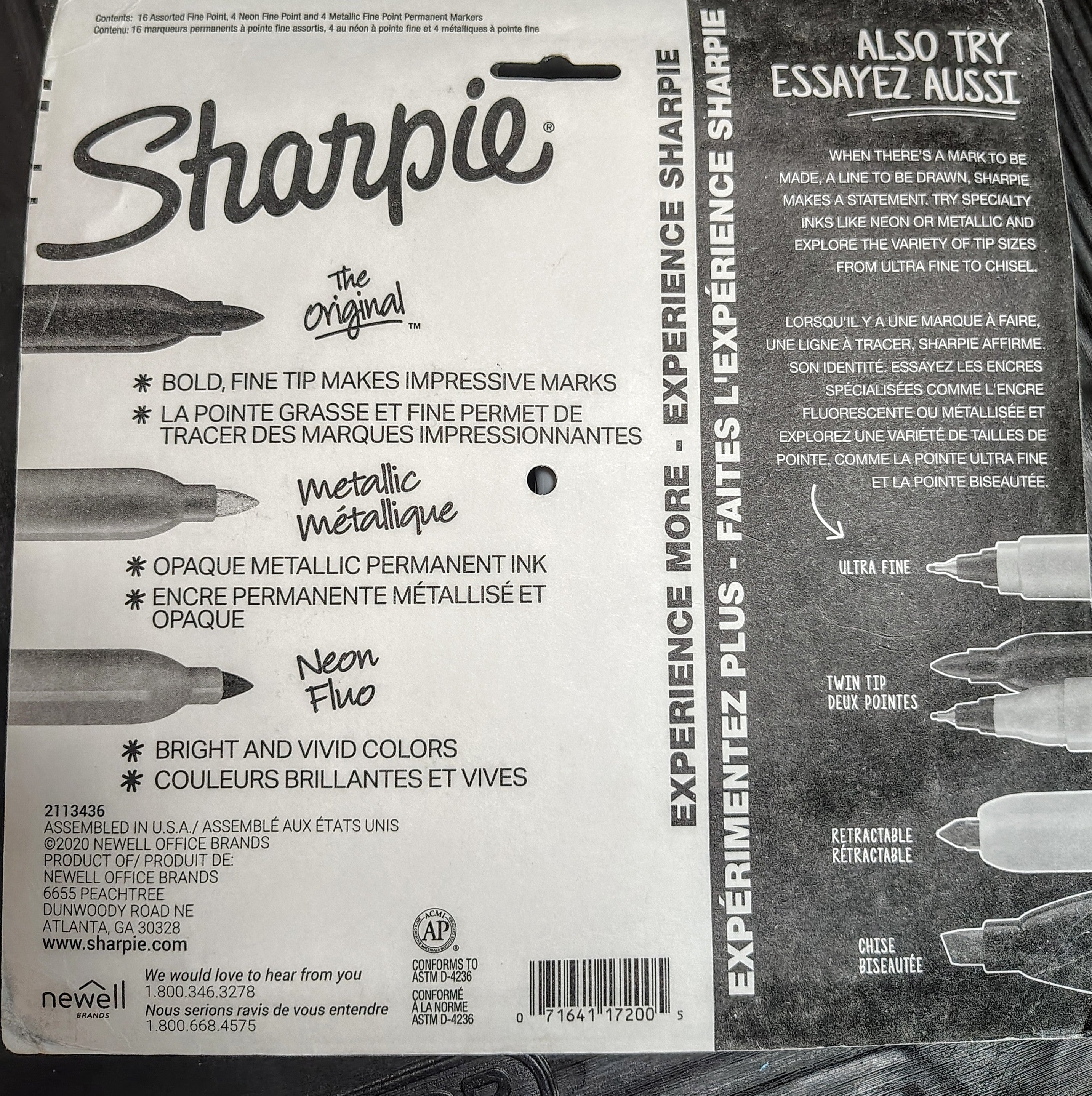 Sharpie Fine Tip permanent markers-24 piece set