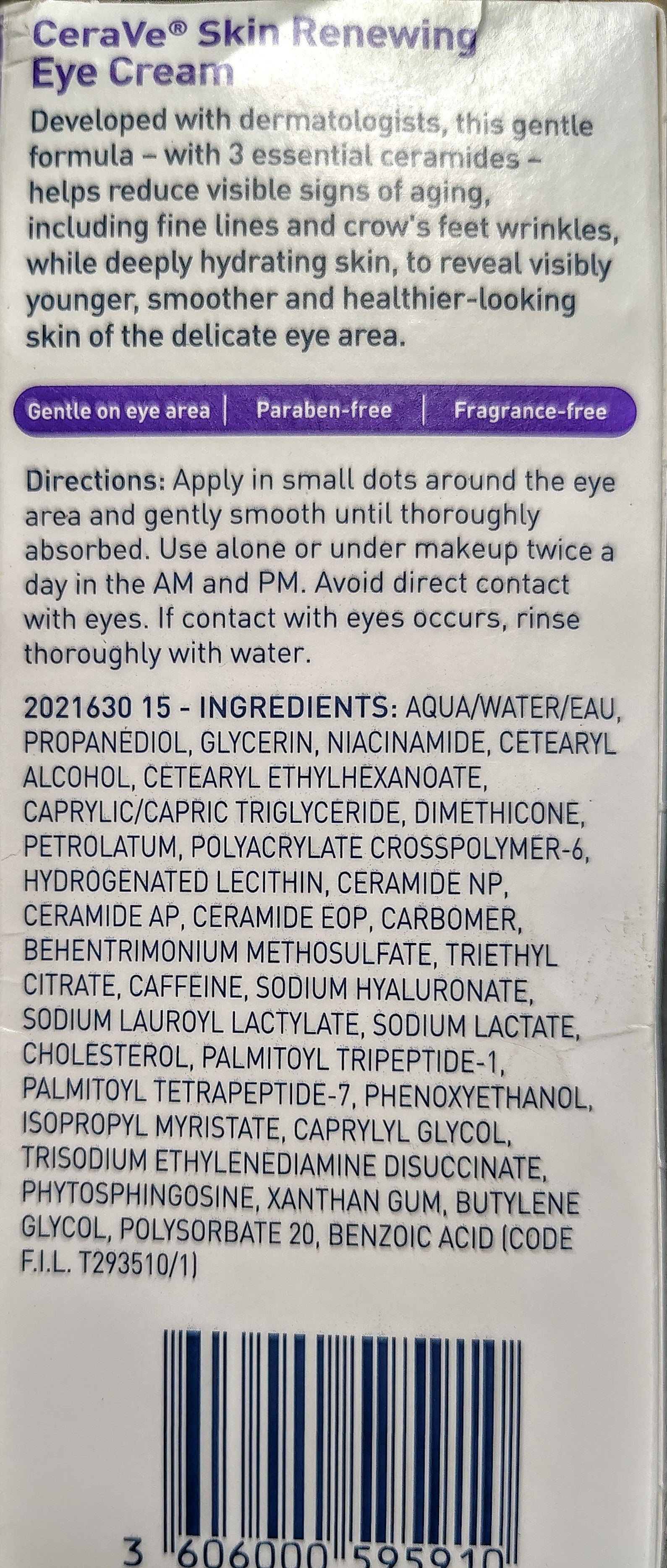 CeraVe Skin Renewal Eye Cream