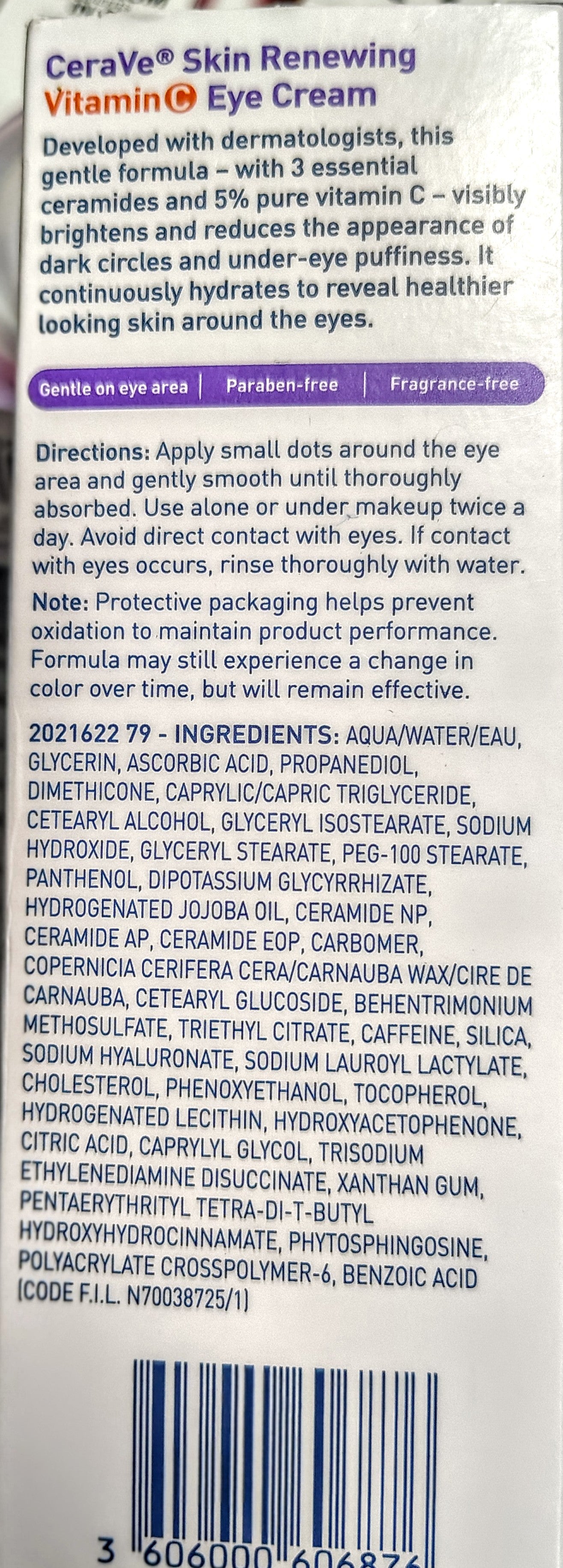 CeraVe Skin Renewing Vitamin C Eye Cream
