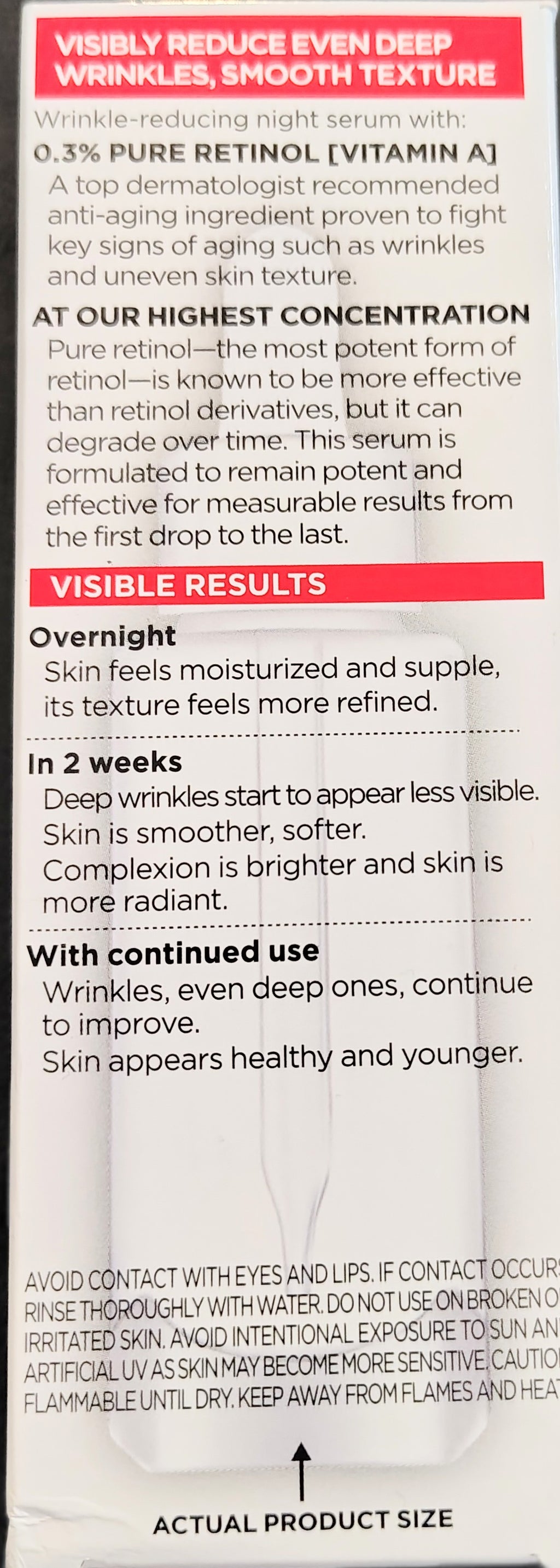 LOreal Revitalift Night Serum